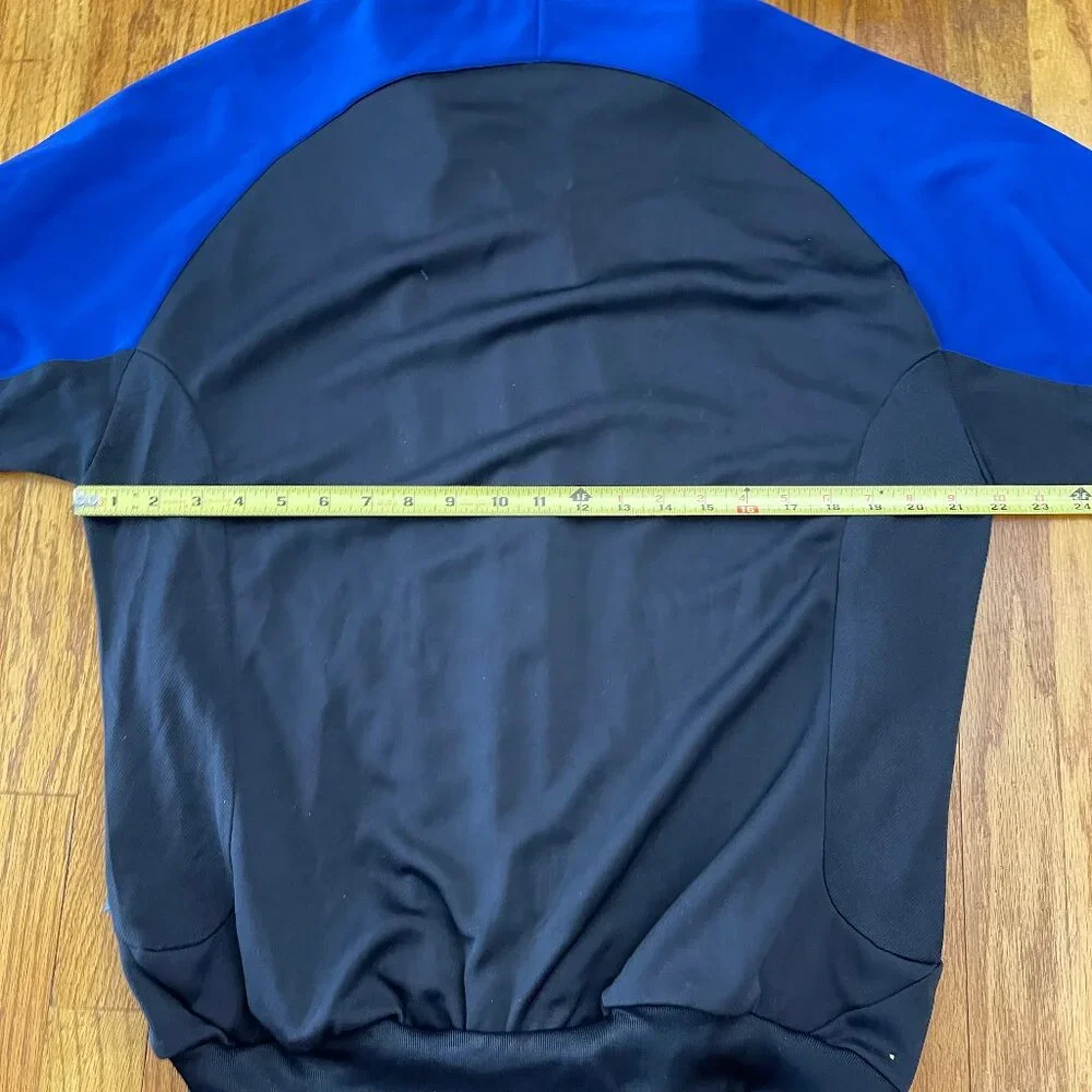 VTG adidas 3 Stripes Track Jacket Size Medium M Blue Black AAL001 Y2K